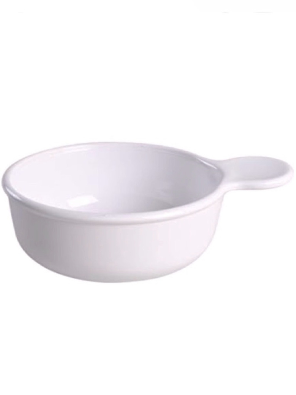 CORNINGWARE “Grab-It” White Ceramic Soup Bowl - Collectible Corning Ware